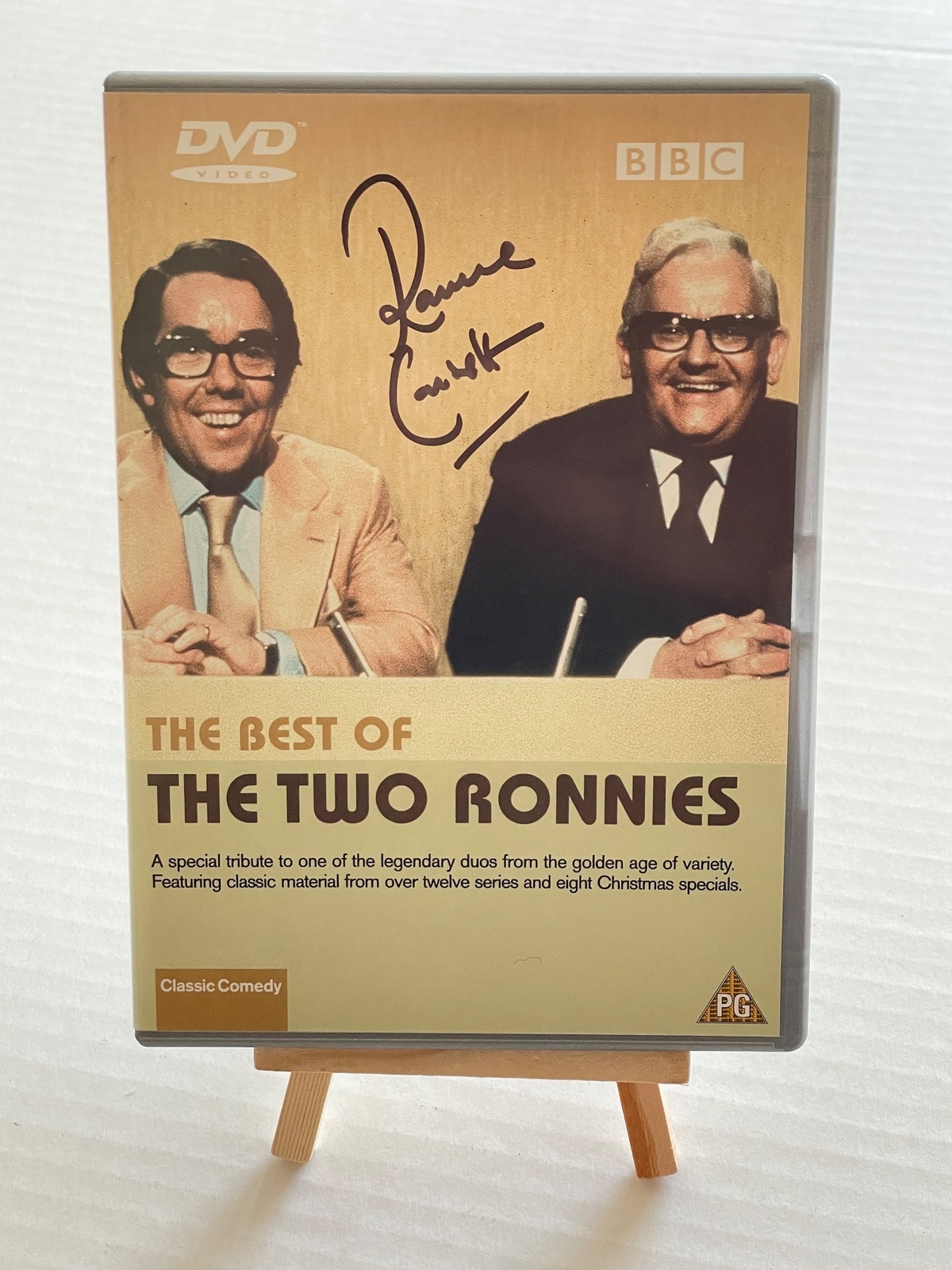 The Best of The Two Ronnies DVD. Signed by Ronnie Corbett