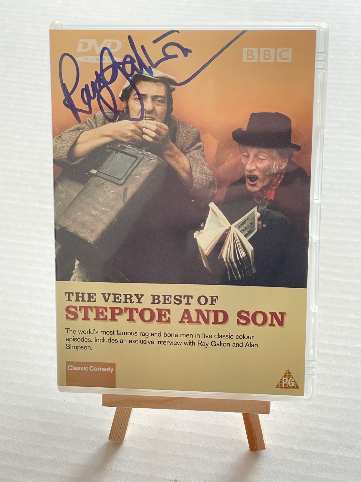 The very best of Steptoe and Son DVD. Signed by Ray Galton