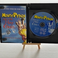 Monty Python and The Holy Grail DVD, signed by John Cleese, Eric Idle, Terry Jones, Michael Palin, Carol Cleveland and Terry Gillam