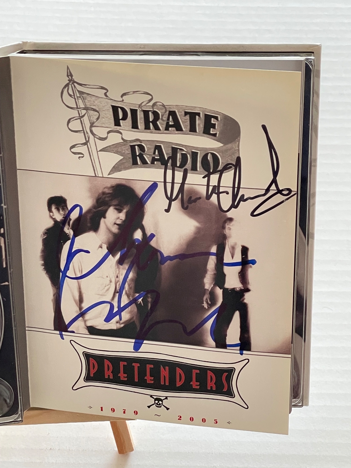 Pretenders - Pirate Radio CD boxset. Signed by Chrissie Hynde and Martin Chambers