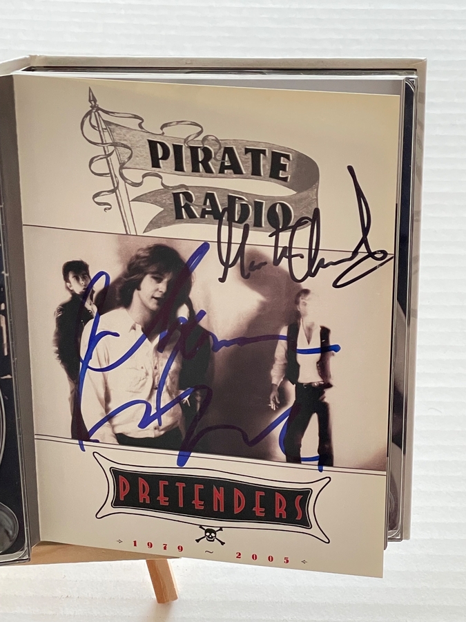 Pretenders - Pirate Radio CD boxset. Signed by Chrissie Hynde and Martin Chambers