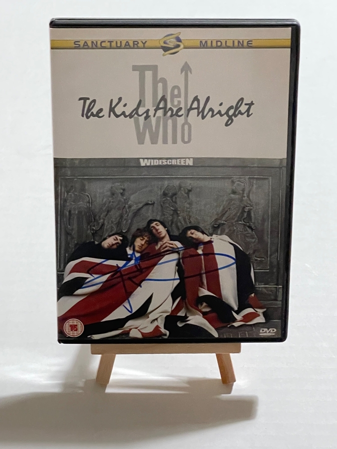 The WHO - The Kids Are Alright DVD. Signed by Pete Townsend.
