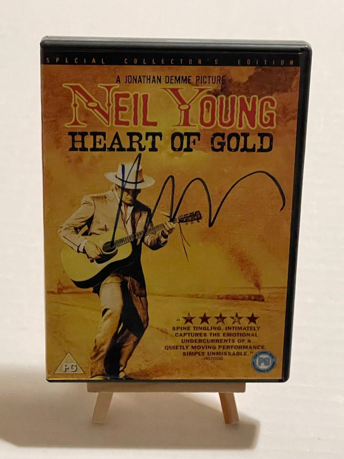 Neil Young - Heart of Gold DVD. Signed by Neil Young