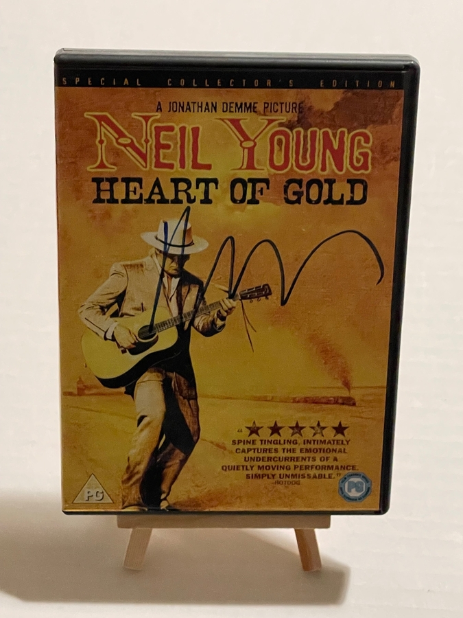 Neil Young - Heart of Gold DVD. Signed by Neil Young