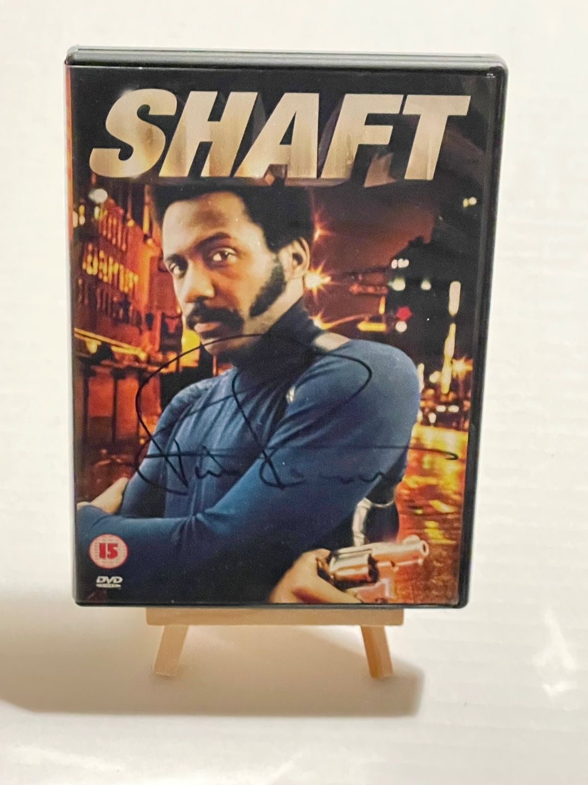 Shaft DVD - signed by Richard Roundtree