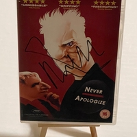 Never Apologize DVD - Signed by Malcolm McDowell
