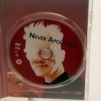 Never Apologize DVD - Signed by Malcolm McDowell