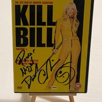 Kill Bill DVD. Personalised to Nigel and signed by David Carradine