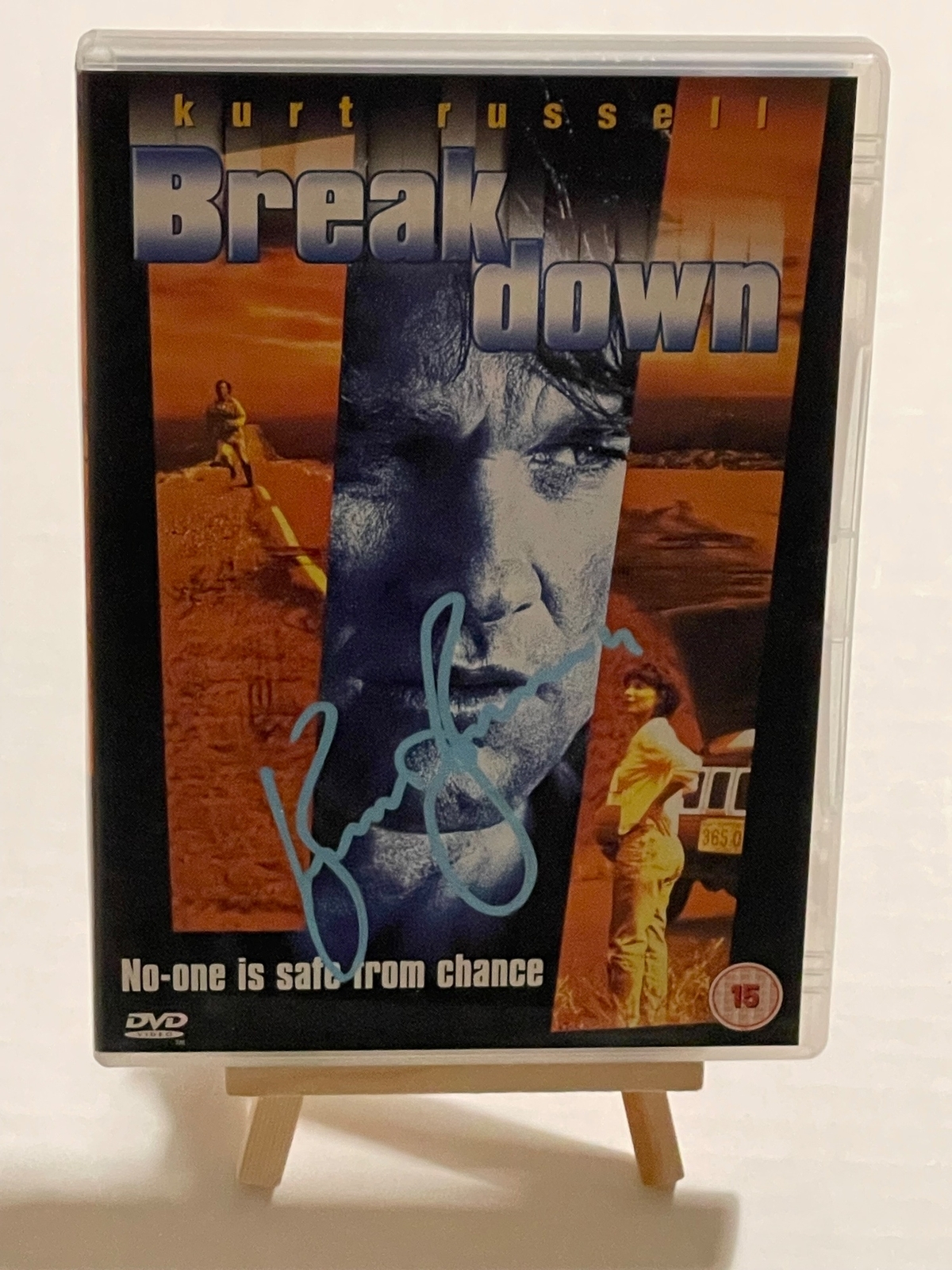 Break Down DVD - Signed by Kurt Russell