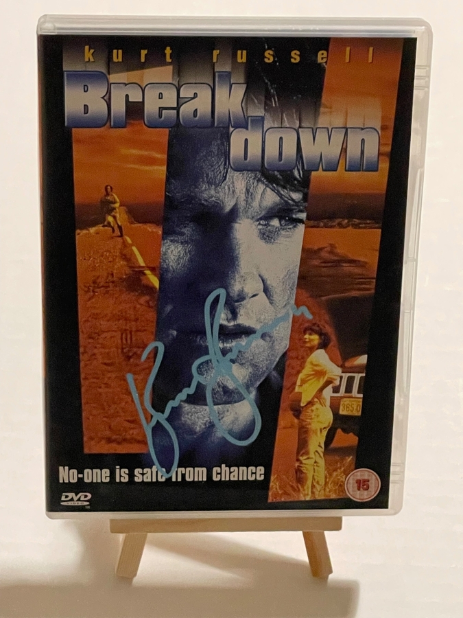 Break Down DVD - Signed by Kurt Russell