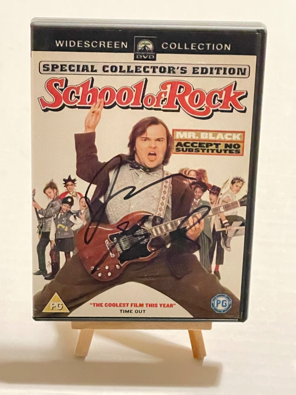 School of Rock DVD - signed by Jack Black