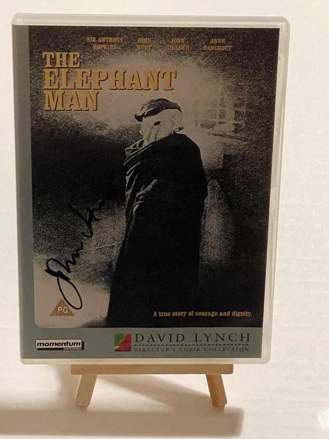 The Elephant Man DVD. Signed by John Hurt