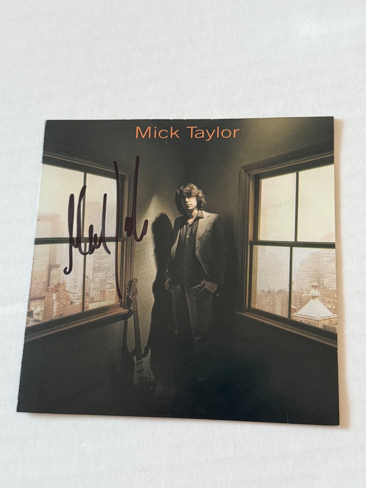 Mick Taylor - Mick Taylor CD. Signed by Mick Taylor