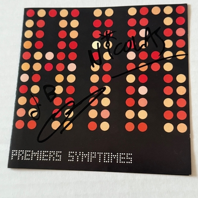 Air - Premiers Symptomes. Signed by Nicholas Godwin and Jean-Benoit Dunckel.