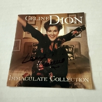 Celine Dion - Immaculate Collection CD. Signed by Celine Dion.