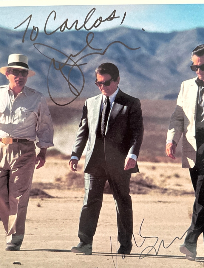 Martin Scorsese & Joe Pesci signed 11x14 photo
