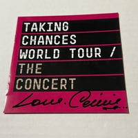 Celine Dion - Taking Chances World Tour - The Concert. Inside cover (torn) and CD booklet Signed by Celine Dion.