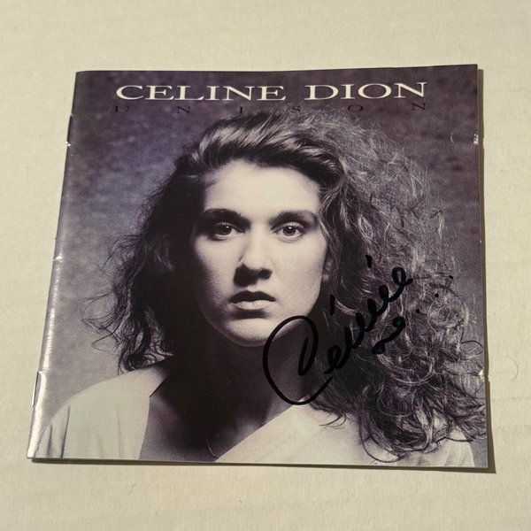 Celine Dion - Unison CD. Signed by Celine Dion.