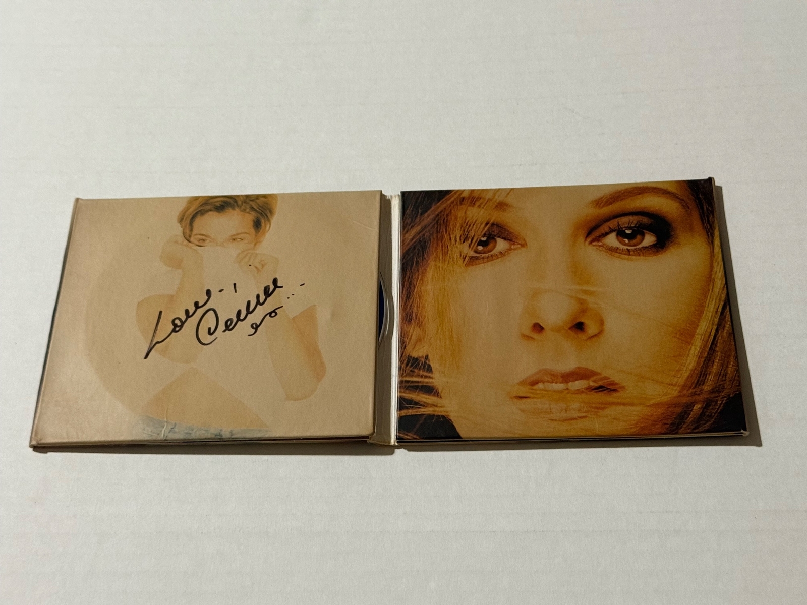 Celine Dion - Trio of albums. Let’s Talk About Love/Falling Into You/A New Day Has Come CD. Signed by Celine Dion