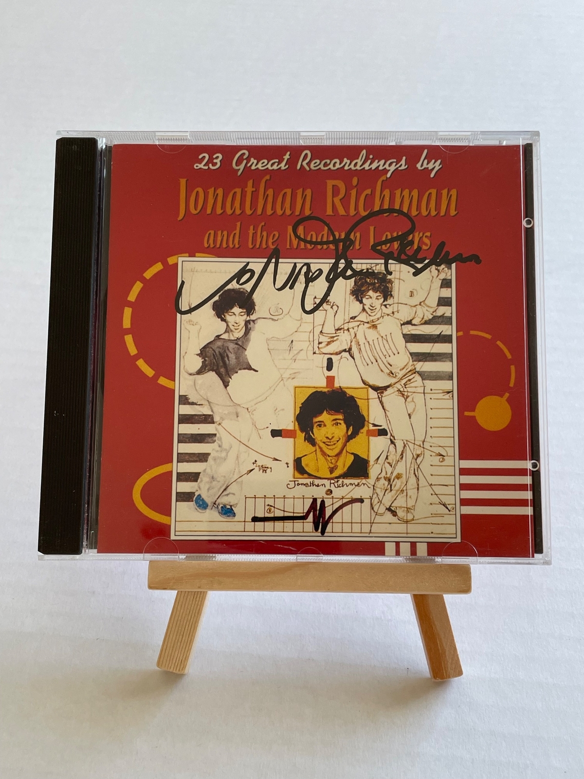 Jonathan Richman and the modern lovers. 23 Great Recordings by CD. Signed by Jonathan Richman