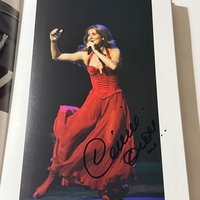 Celine Dion - For Keeps hardback book with keepsakes. Signed by Celine Dion 9 times and Rene Angelil twice