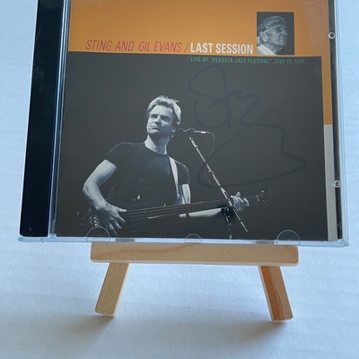 Sting and Gil Evans - Last Session CD. Signed by Sting