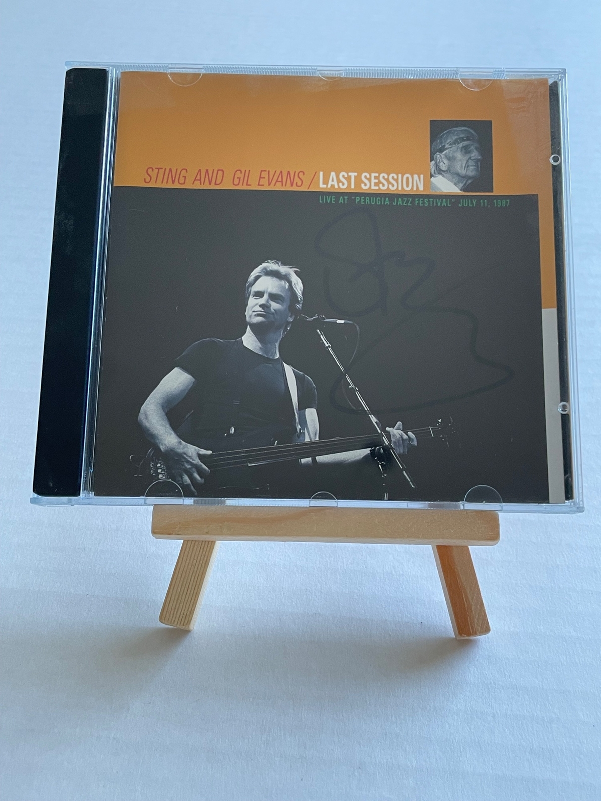 Sting and Gil Evans - Last Session CD. Signed by Sting