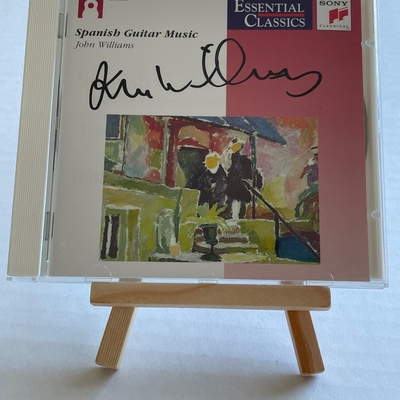 John Williams - Spanish Guitar Music CD. Signed by John Williams