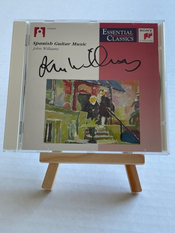 John Williams - Spanish Guitar Music CD. Signed by John Williams