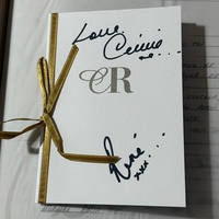Celine Dion - For Keeps hardback book with keepsakes. Signed by Celine Dion 9 times and Rene Angelil twice