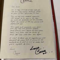 Celine Dion - For Keeps hardback book with keepsakes. Signed by Celine Dion 9 times and Rene Angelil twice