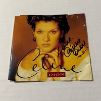 Celine Dion - Think Twice CD. Signed by Celine Dion. Signed booklet damaged.