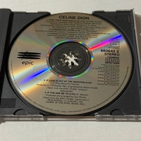 Celine Dion - Think Twice CD. Signed by Celine Dion. Signed booklet damaged.