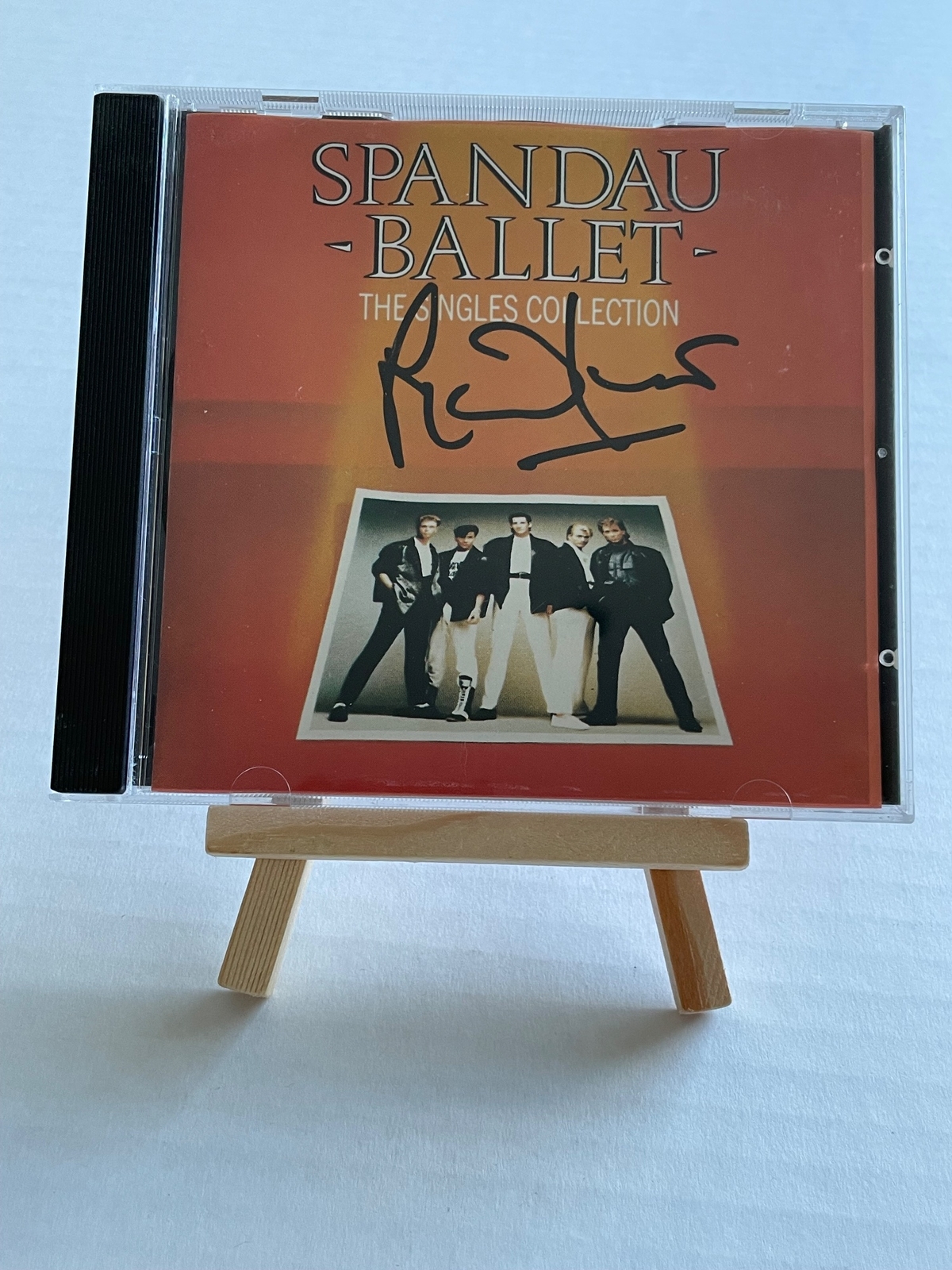 Spandau Ballet - The Singles Collection CD. Signed by Ross William Wild?