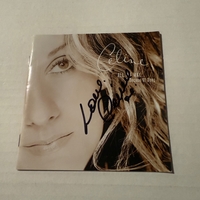 Celine Dion - All The Way CD. Signed by Celine Dion