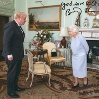 Boris Johnson signed item