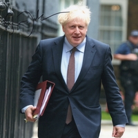 Boris Johnson signed item