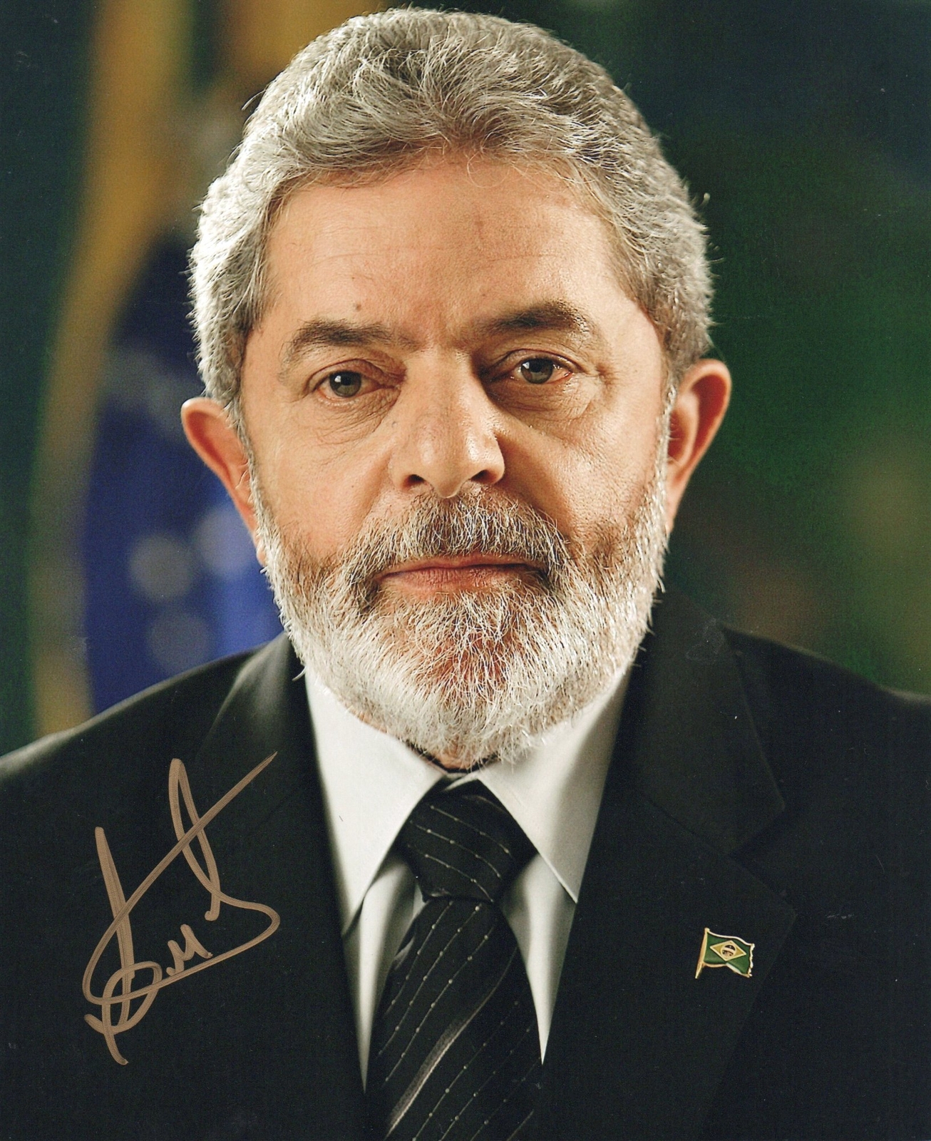 Luiz Inácio Lula da Silva signed item
