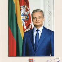 Gitanas Nauseda signed item