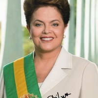 Dilma Rousseff signed item