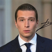 Jordan Bardella signed 8x10 photo