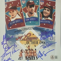 League of their Own Autographed 8x10 Mini Poster