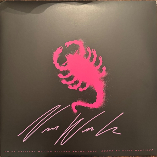 Nicolas Winding Refn signed Drive Vinyl OST