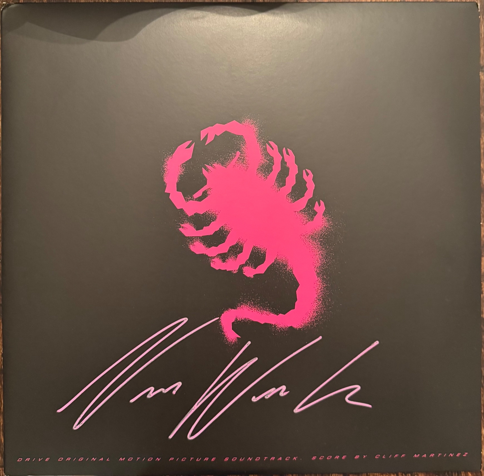 Nicolas Winding Refn signed Drive Vinyl OST