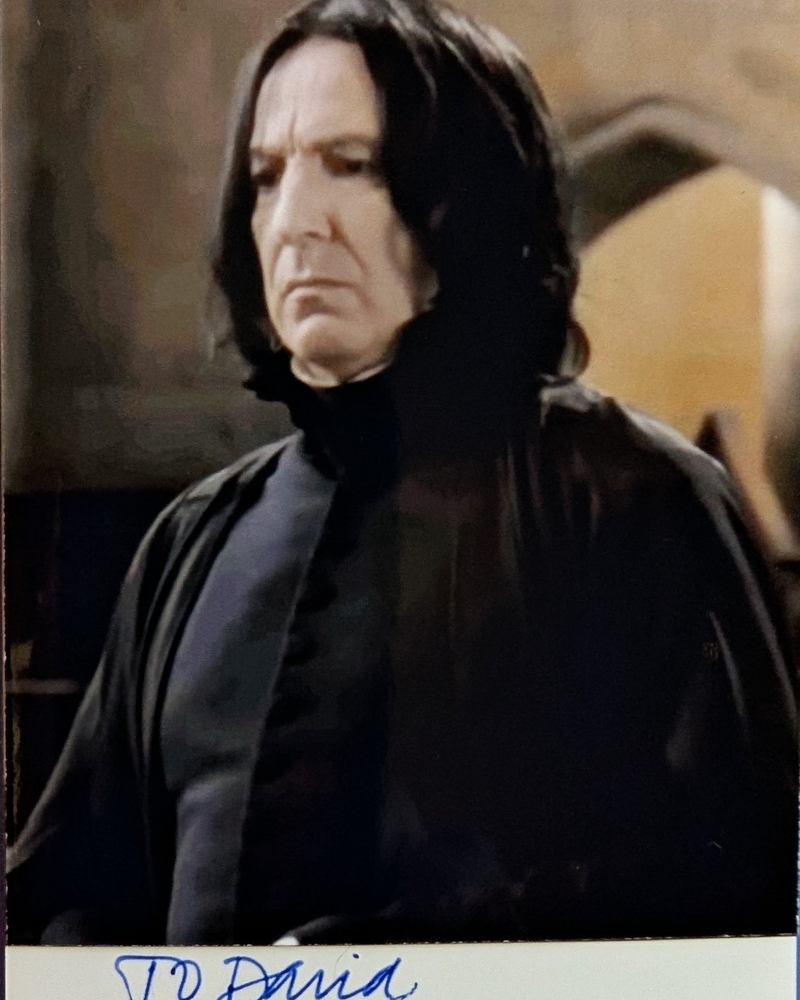 Alan Rickman signed item