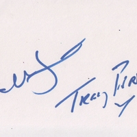 Trey Parker & Matt Stone signed index card
