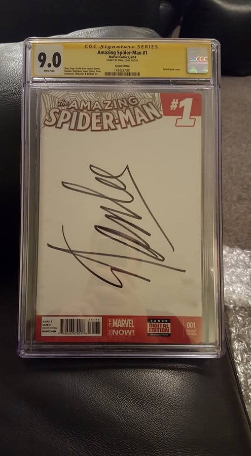 Stan Lee signed comic