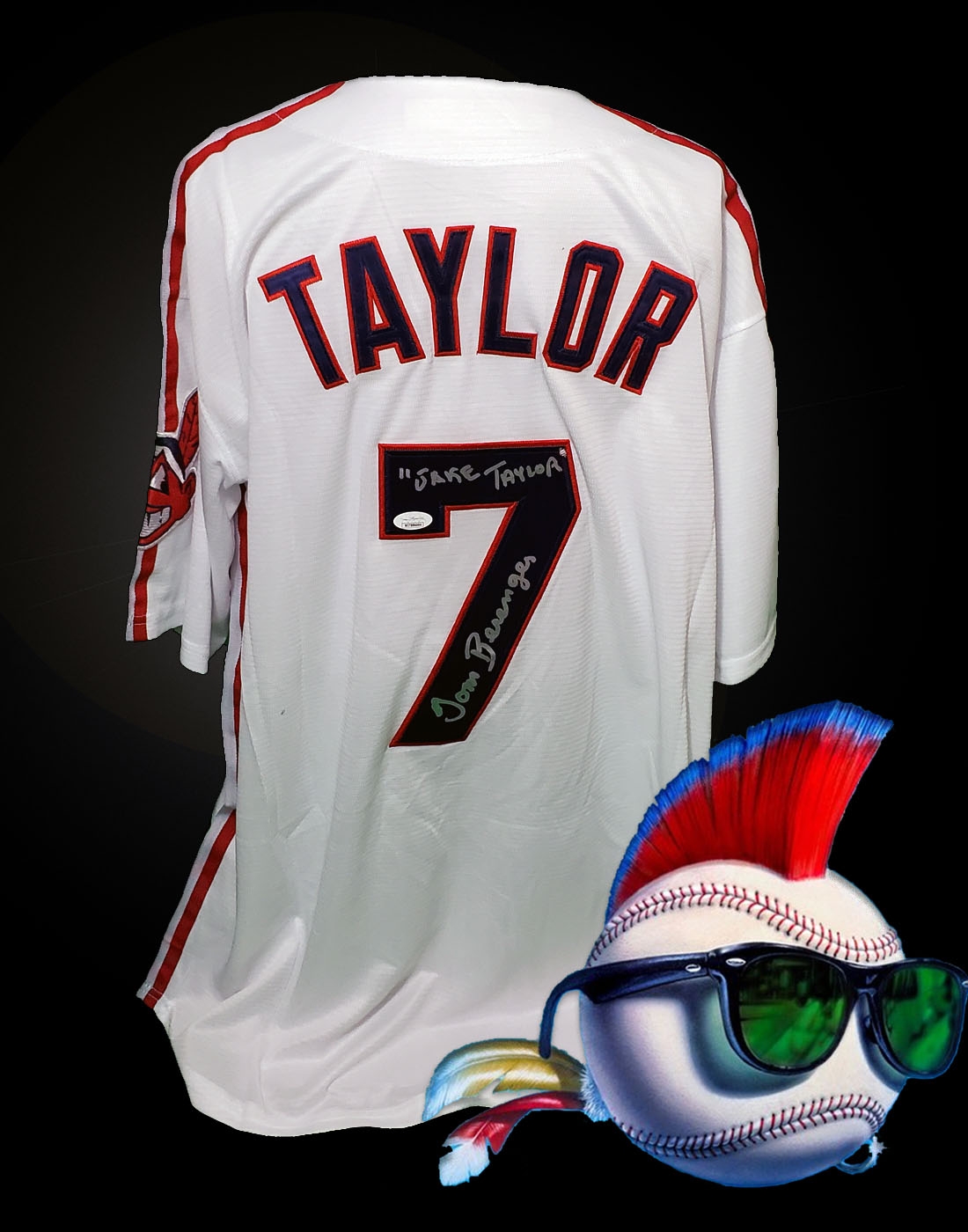 Tom Berenger Autographed Major League Indians Jersey