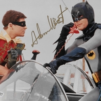 Burt Ward & Adam West signed item