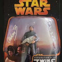 Aidan Barton Autographed Star Wars Separation of Twins Leia Figure